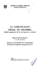 La comunicación social en Colombia