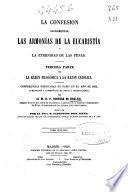 La confesión sacramental, las armonías de la Eucaristía y la eternidad de las penas