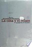 La cosa y el relato