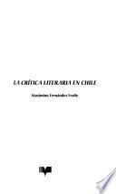 La crítica literaria en Chile