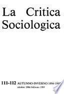 La Critica sociologica