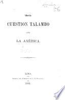 La cuestion Talambo ante la América