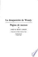 La desaparición de Wendy