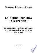 La deuda externa argentina