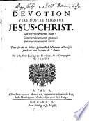 La Devotion Vers Nostre Seigneur Jesus-Christ