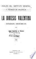 La diócesis valentina, estudios históricos
