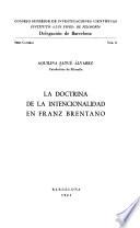 La doctrina de la intencionalidad en Franz Brentano