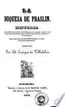 La Duquesa de Praslin