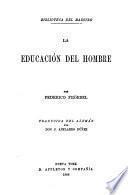 La educación del hombre