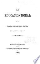 La educacion moral en los Estados Unidos de Norte América