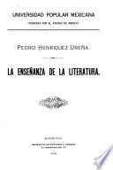 La enseñanza de la literatura