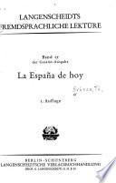 La España de hoy
