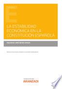 La estabilidad económica en la Constitución Española