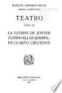La estirpe de Júpiter. Cuando ellas quieren... En cuarto creciente