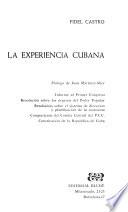 La experiencia cubana