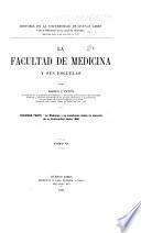 La facultad de medicina y sus escuelas