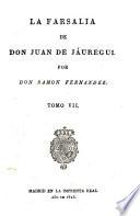 La Farsalia de don Juan de Jáuregui