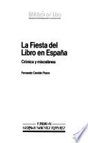 La fiesta del libro en España