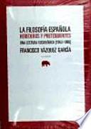 La filosofía española