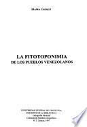 La fitotoponimia de los pueblos venezolanos