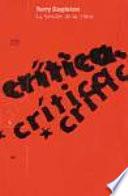 La función de la crítica