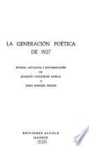 La generación poética de 1927