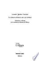 La gracia pública de las letras