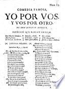 La Gran Comedia. Yo por vos, y vos por otro