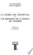 La guerra del Transvaal y los misterios de la Banca de Londres