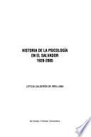 La historia de la psicología en El Salvador, 1928-2005