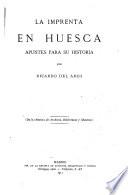 La imprenta en Huesca