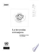 La inversión extranjera en América Latina y el Caribe