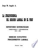 La jurisprudencia de derecho laboral en el Perú