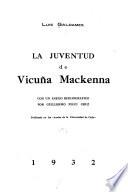 La juventud de Vicuña Mackenna
