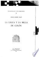 La legua y la milla de Colón