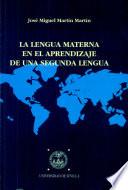 La lengua materna en el aprendizaje de una segunda lengua