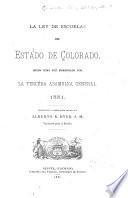 La ley de escuelas del Estado de Colorado