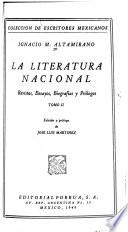 La literatura nacional