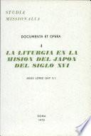La liturgia en la misión del Japón del siglo XVI