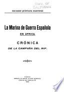 La marina de guerra española en Africa
