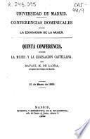 La mujer y la legislación castellana