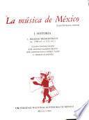 La Música de México: Periodo prehispánico (ca. 1500 a.C. a 1521 d.C.). 2. Periodo virreinal (1530 a 1810). 3. Periodo de la independencia a la revolución (1810-1910). 4. Período nacionalista (1910 a 1958). 5. Periodo contemporáneo (1958 a 1980)