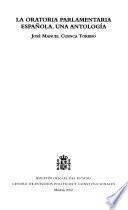 La oratoria parlamentaria española