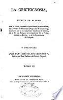 La orictognósia