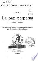 La paz perpetua