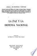 La paz y la defensa nacional