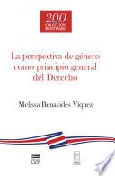 La perspectiva de género como principio general del Derecho