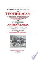 La Poblaci�on Del Valle de Teotihuac�an