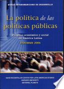 La Política de Las Políticas Públicas