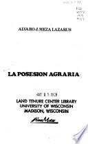 La posesión agraria